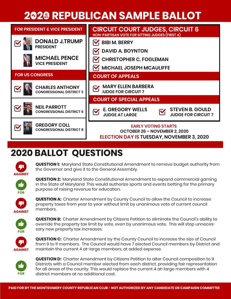 2020MontgomeryRepublicanSampleBallot