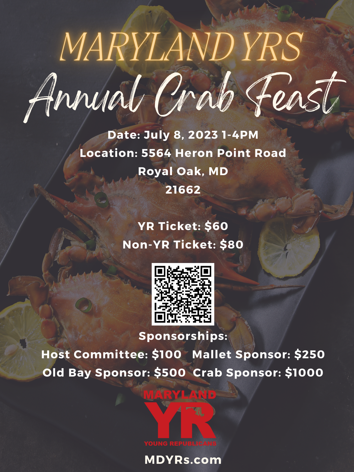 Maryland Young Republicans’ Annual Crab Feast Maryland Republican Party